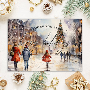 Classic Christmas Realtor Holiday Card