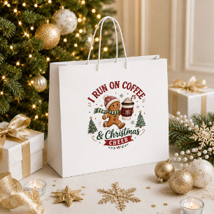 Classic Christmas Red Green Vintage Gift Bag Style