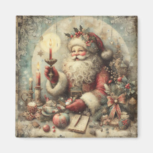 Classic Christmas Santa Magnet