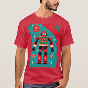 Classic Christmas Sweater Pattern Robot