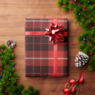 Classic Christmas Tartan Plaid Wrapping Paper