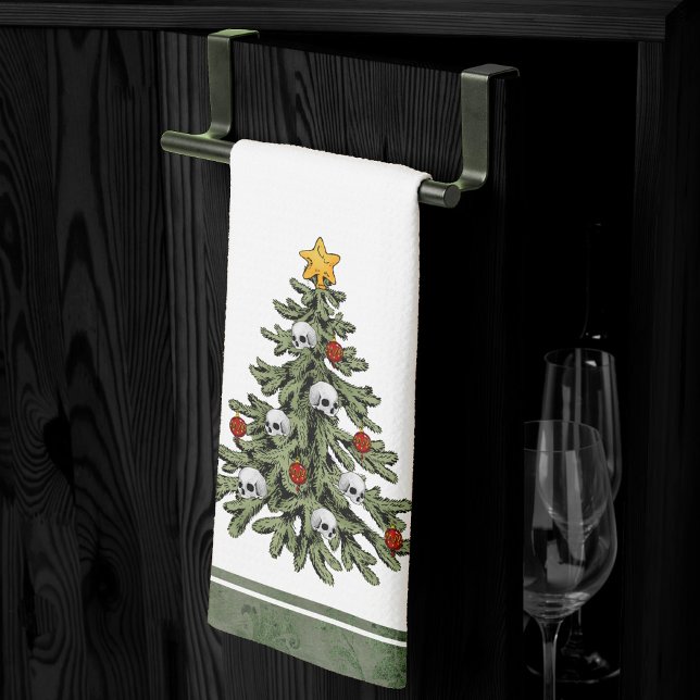 Classic Christmas Tree | Gorgeous Bold Kelly Green Tea Towel (Creator Uploaded)