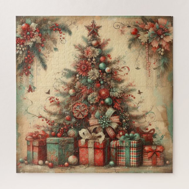 Classic Christmas Tree Jigsaw Puzzle (Vertical)
