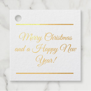 Classic Christmas Wishes Favour Tags