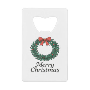 Classic Christmas Wreath – Minimalist Merry Christ