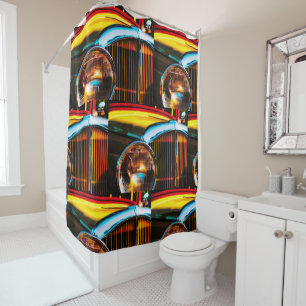 Classic Chrome Shower Curtain