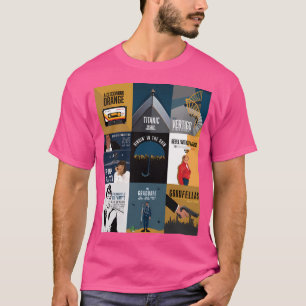Classic Cinema Films Minimalist Art T-Shirt