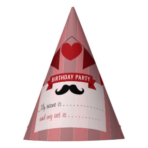 Classic Circus Poster Children's Birthday Party Hat