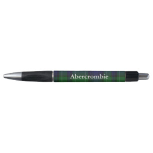 Classic Clan Abercrombie Tartan Plaid Custom Pen