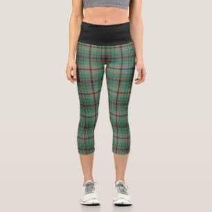Classic Clan Craig Tartan Plaid Capri Leggings