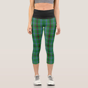 Classic Clan Duncan Tartan Plaid Capri Leggings
