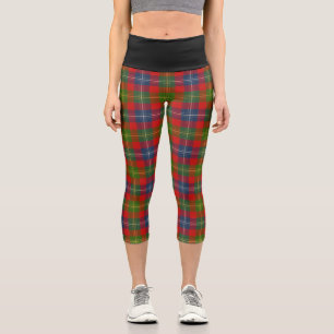 Classic Clan Forrester Tartan Plaid Capri Leggings