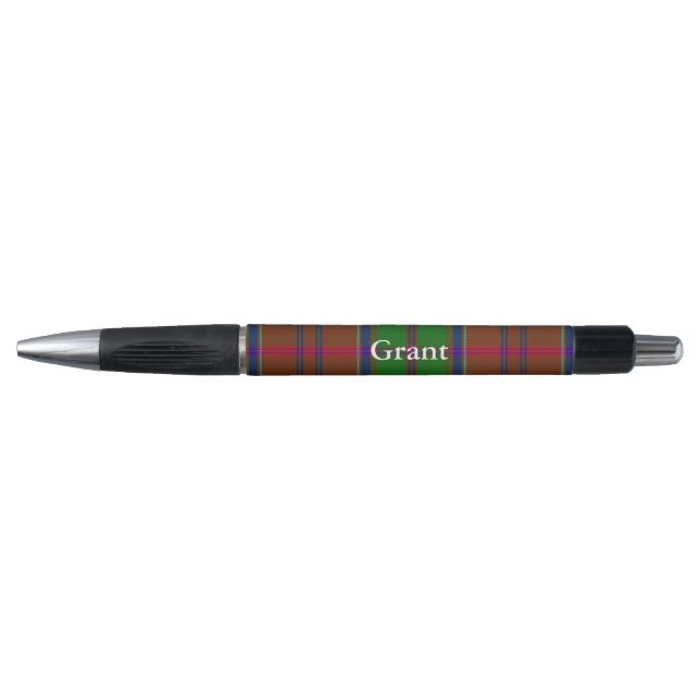 Classic Clan Grant Tartan Plaid Custom Pen (Front)