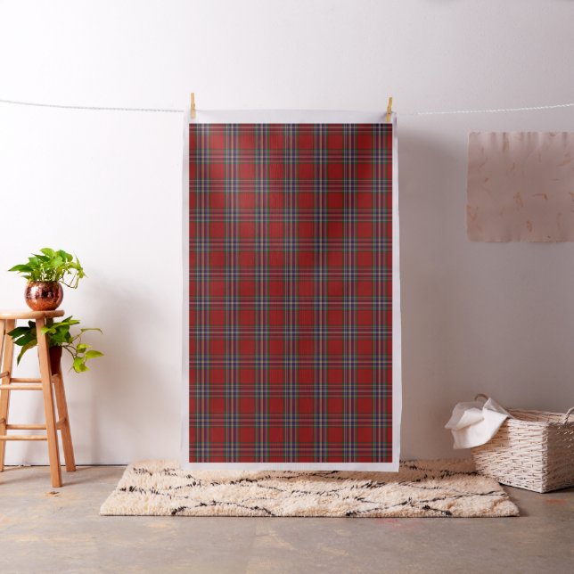 Classic Clan MacFarlane Tartan Plaid Fabric (In Situ)