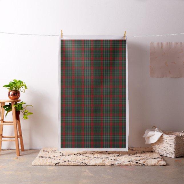 Classic Clan MacLean Tartan Plaid Fabric (In Situ)