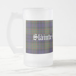 Classic Clan MacLellan Tartan Plaid Stein