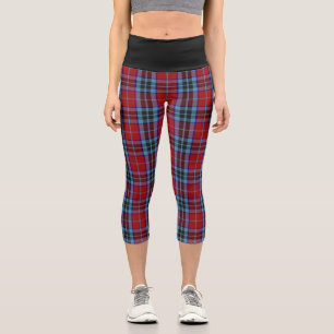 Classic Clan MacTavish Tartan Plaid Capri Leggings