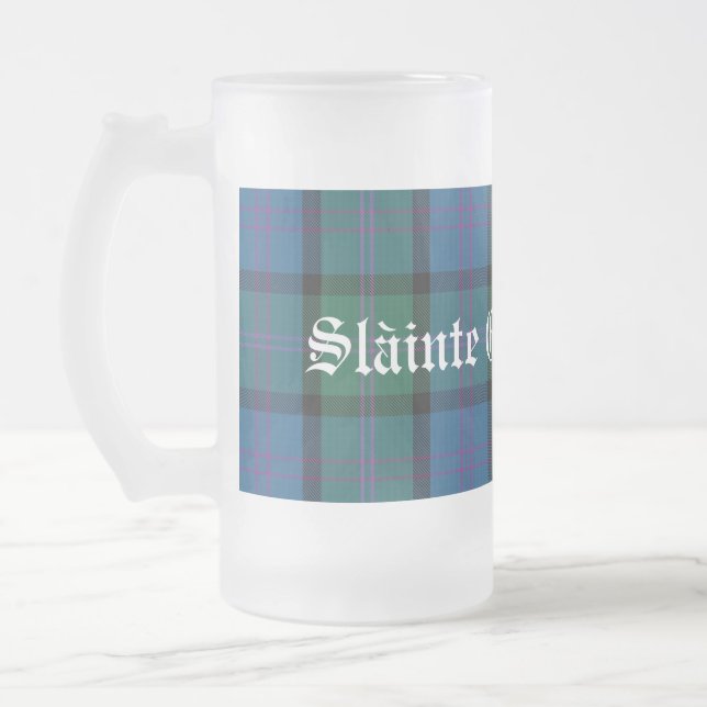 Classic Clan MacThomas Tartan Plaid Stein (Left)