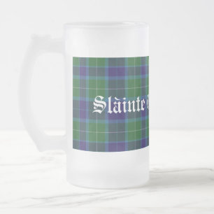 Classic Clan Wallace Tartan Plaid Stein