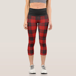 Classic Clan Wemyss Tartan Plaid Capri Leggings