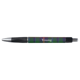 Classic Clan Young Tartan Plaid Custom Pen