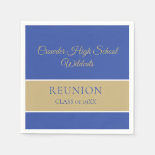 Classic, class reunion napkins 