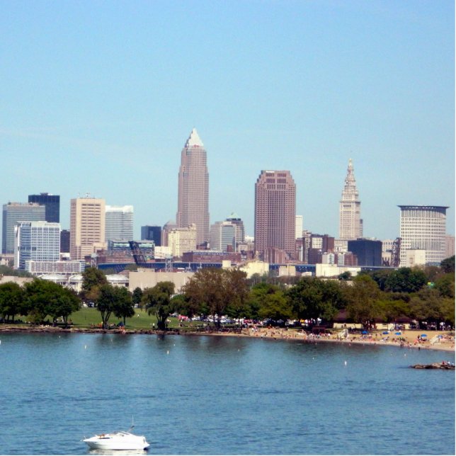 Classic Cleveland Ohio Photo Sculpture (Front)