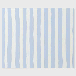 Classic Coastal Handpainted Stripe Wrapping Paper