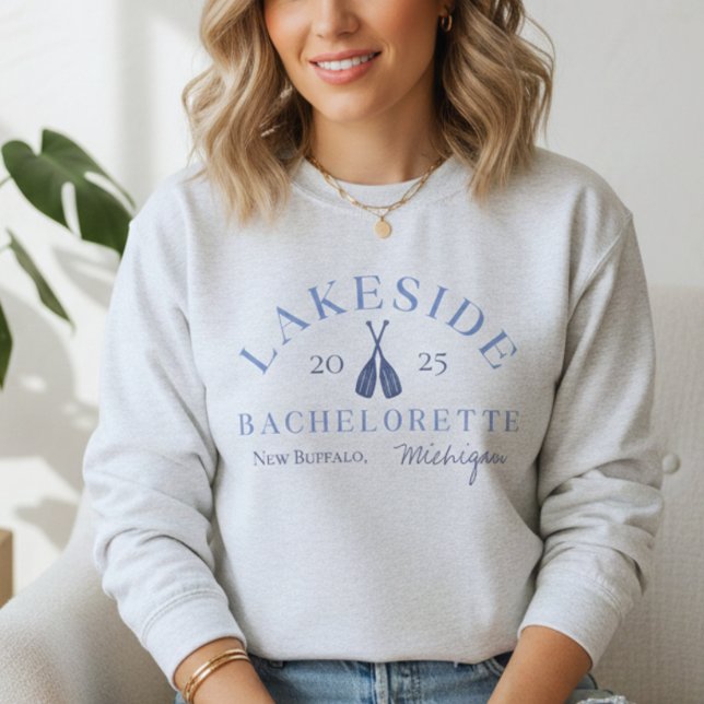 Classic Coastal Lake Bachelorette Sweatshirt (Classic Coastal Lake Bachelorette Sweatshirt)