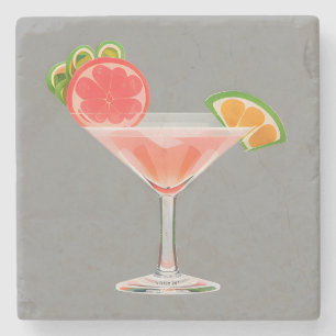 Classic Cocktail Stone Coaster