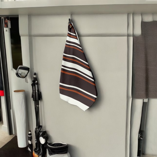 Classic Coffee Brown Golf Towel (Golf Towel)