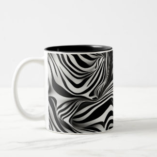 Classic coffee cup zebra design