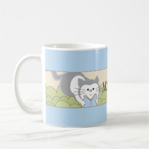 Classic coffee mug "Blue Cat Mummy's Sippy Cup"