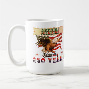 Classic Coffee Mug Celebrating America's 250th Yr