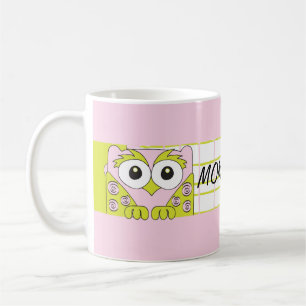 Classic coffee mug "Pink Owl Mommy's Sippy Cup"