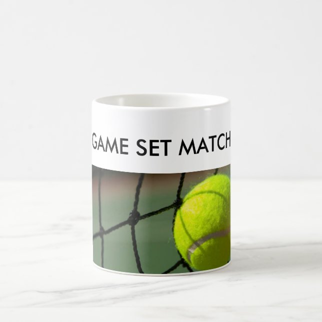 Classic coffee mugs for tennis lovers (Center)