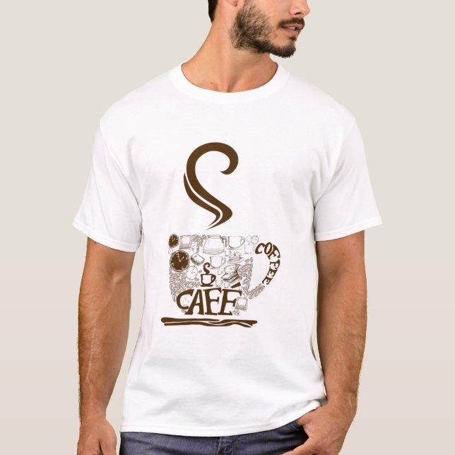 classic coffee t shirt (Front)