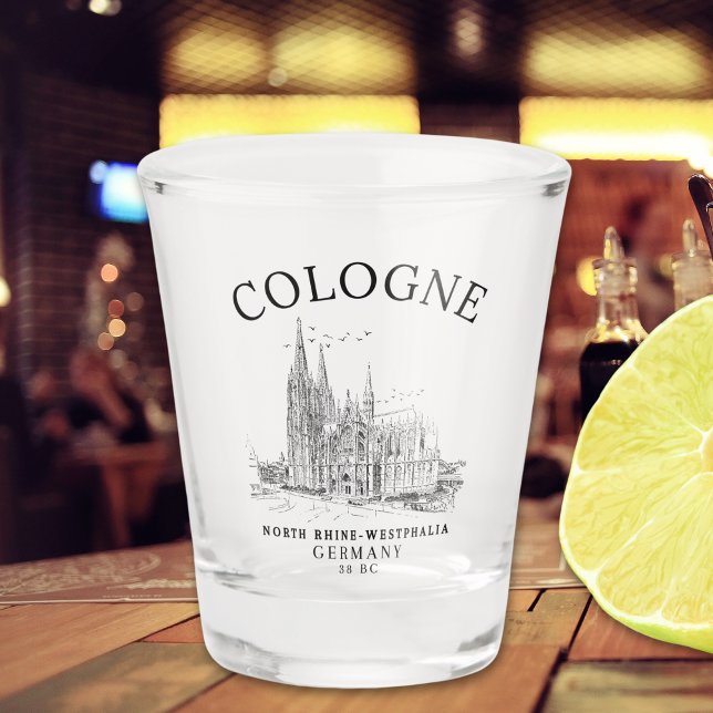 Classic Cologne Cathedral Germany Vista Shot Glass (Creator Uploaded)