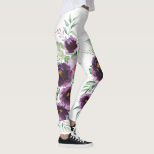 Classic Colourful, Crazy, Trendy, Bold floral Leggings