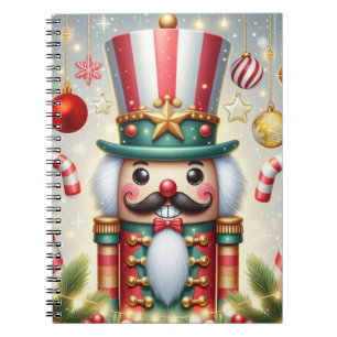 Classic, colourful, whimsical Christmas nutcracker Notebook