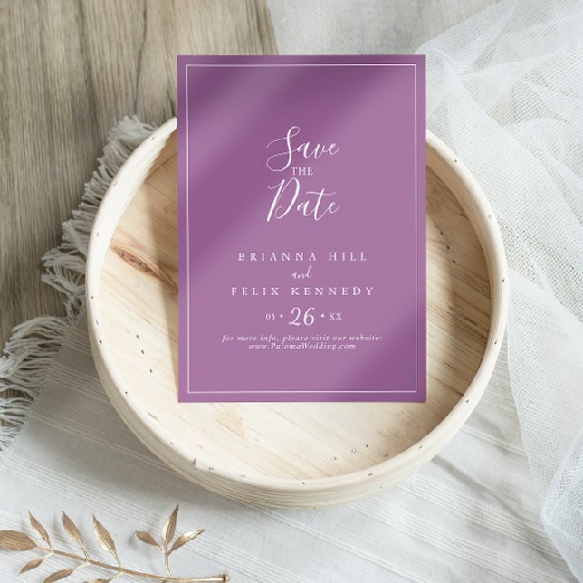 Classic Colourful Wild Coordinate Wedding  Save The Date (Creator Uploaded)