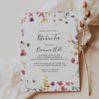 Classic Colourful Wild Kitchen Tea Bridal Shower
