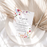 Classic Colourful Wild We Still Do Vow Renewal Invitation<br><div class="desc">This classic colourful wild we still do vow renewal invitation is perfect for a modern vow renewal ceremony and celebration. The design features a yellow,  purple,  white wild flowers with foliage in a rose and green watercolor background.</div>
