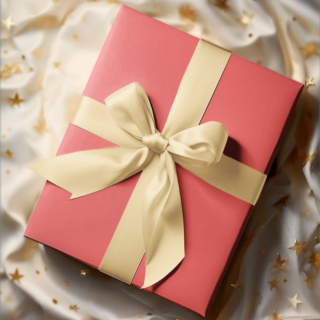 Classic Colours - Soft Red - Solid Roll Wrapping Paper (Creator Uploaded)