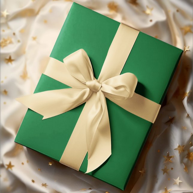 Classic Colours - Traditional Green - Solid Roll Wrapping Paper (Creator Uploaded)