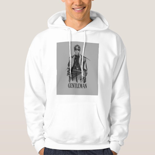 Classic Comfort Cotton Tee" unique stylish modern  Hoodie (Front)