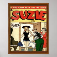 Classic Comic Cover Vintage Suzie