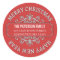 Classic Contemporary Merry Christmas Label
