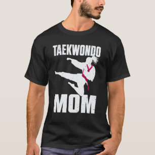 Classic Cool Taekwondo Mum For Women Girls Karate T-Shirt