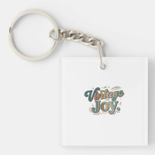Classic Cool Vintage Graphic T-Shirt Key Ring